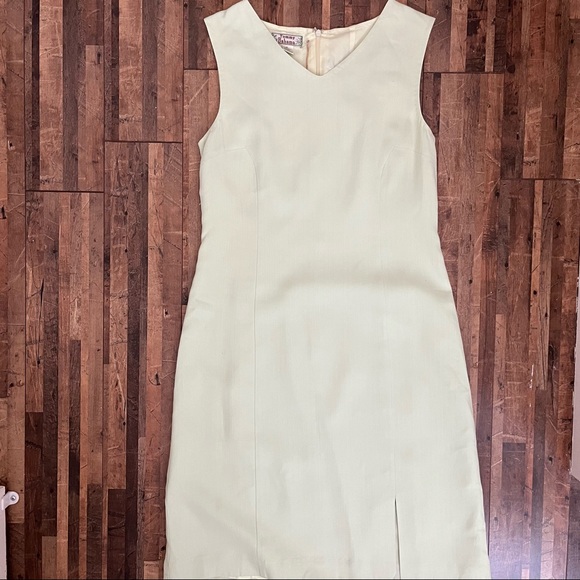 Tommy Bahama Silk Cayman Princess Sheath Dress Green Sz 8 - Picture 14 of 15